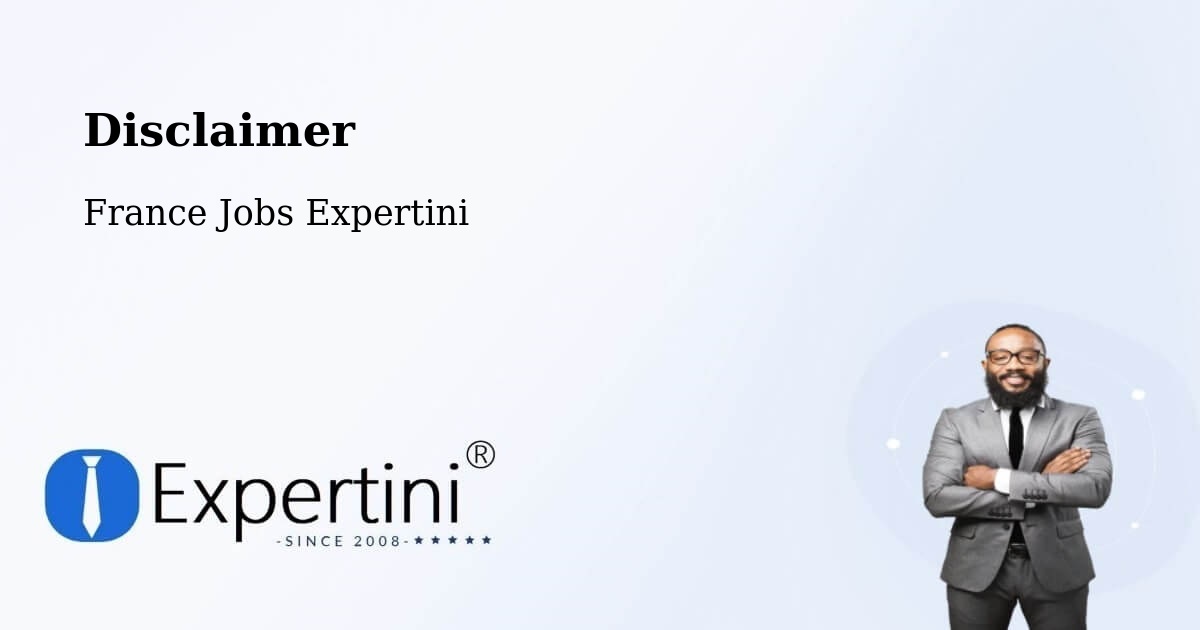 Disclaimer – Izernore - France Jobs Expertini